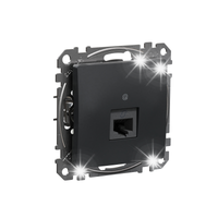 GNIAZDO 1x RJ45 UTP SCHNEIDER SEDNA DESIGN CZARNY