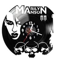 Zegar ścienny z płyty winylowej Marilyn Manson 388.14