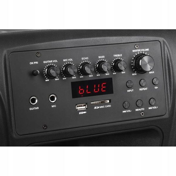 Głośnik Bluetooth KOLUMNA MIKROFON KARAOKE USB SD zdjęcie 2