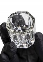 KIELISZEK KUBECZEK DO HENNY FARB PIGMENTÓW BRWI I RZĘS SZKLANY