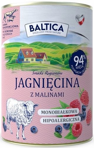 Mokra karma dla psa Baltica MIX SMAKÓW Hipoalergiczna Bezzbożowa - 6 x 400g na Arena.pl
