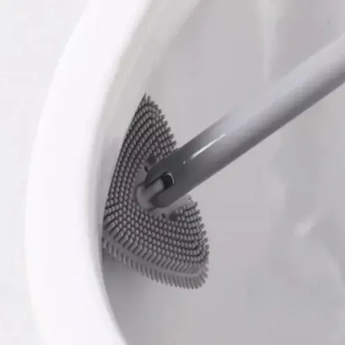 Silikonowa szczotka toaletowa do wc do mycia pojemnik naścienny na Arena.pl