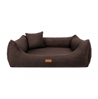 Ortopedyczne legowisko RIMINI kolor czekoladowy S – Pianka VISCO MEMORY