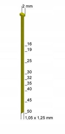 SZTYFTY, gwoździe stolarskie, 1,2x35 mm - 5 tys. TYP 18GA, typ F, TYP na Arena.pl