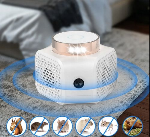 ULTRADŹWIĘKOWY ODSTRASZACZ SZCZURÓW MYSZY KUN I GRYZONI 9 ŚWIATEŁ na Arena.pl