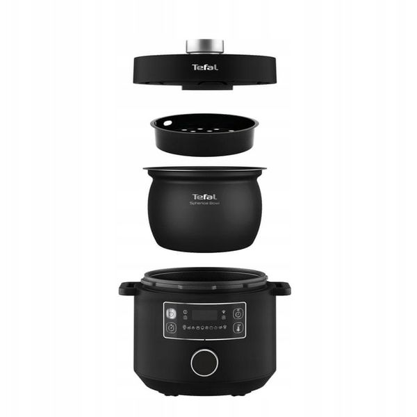 Szybkowar Tefal 5 l czarny multicooker wkłady automat zdjęcie 9