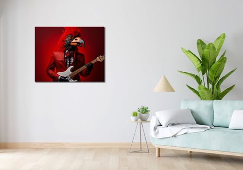 Obraz 90x70cm Zwierzęcy Rock'n'Roll na Arena.pl