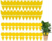 60x ŻÓŁTY LEP DO DONICZEK MOTYL na ziemiórki mszyce muszki owocówki