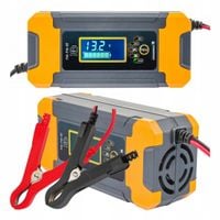 Prostownik mikroprocesorowy akumulatorowy 12V 24V 8A AUTOMATYCZNE ładowanie