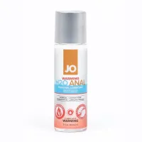 system jo h2o anal warming 60ml - wodny lubrykant rozgrzewający, gęsty