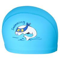 Czepek pływacki dziecięcy materiałowy na basen Aqua-Sport PU Delfin