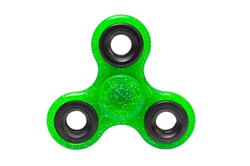 Fidget spinner brokatowy 7,5 cm różne kolory zdjęcie 4