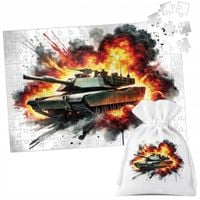 PUZZLE TRADYCYJNE - CZOŁG WOJSKO ARMIA - 24 el