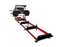 Trak tartak piła taśmowa spalinowy 5,5kW 660mm osłona taśmy taśmowy mocny