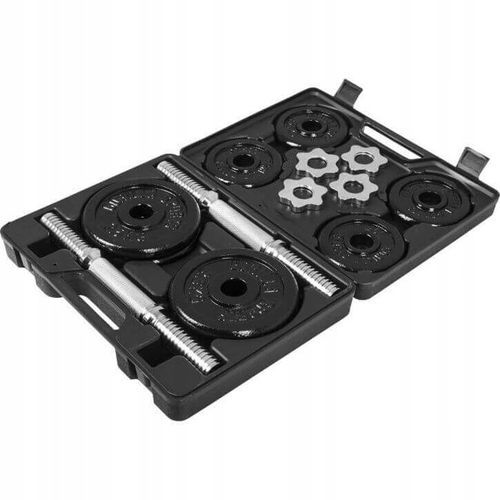 2x 10 kg hantle żeliwne 30 mm walizka futerał etui na Arena.pl