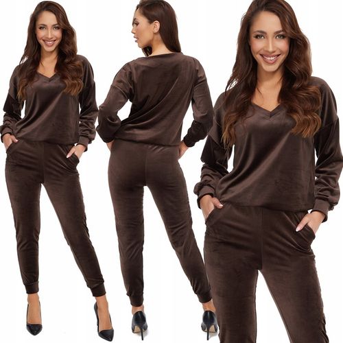 248_ M/38 _WELUROWY DRES BLUZA_SPODNIE na Arena.pl