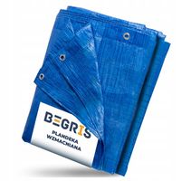 PLANDEKA OKRYCIE GRUBA 6X8M PŁACHTA MROZOODPORNA WODOODPORNA