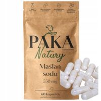 MAŚLAN SODU 60 kaps na jelita ibs KWAS MASŁOWY 1100mg w porcji Paka Natury