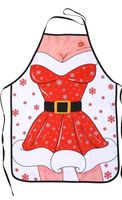 Zabawny kuchenny fartuszek Santa's Babe śmieszny fartuch kuchenny Mikołajka