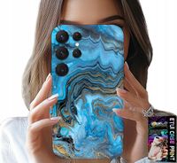 ETUI DO SAMSUNG GALAXY S24 ULTRA - MARMURKOWE WZORY OBUDOWA CASE + FOLIA