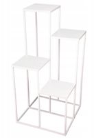 Nowoczesny Kwietnik Loft BIAŁY SIMPLE 12 010/K-12-4K-100B