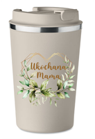 KUBEK TERMICZNY Premium beżowy prezent na Dzień mamy matki MAMA KT_498_b