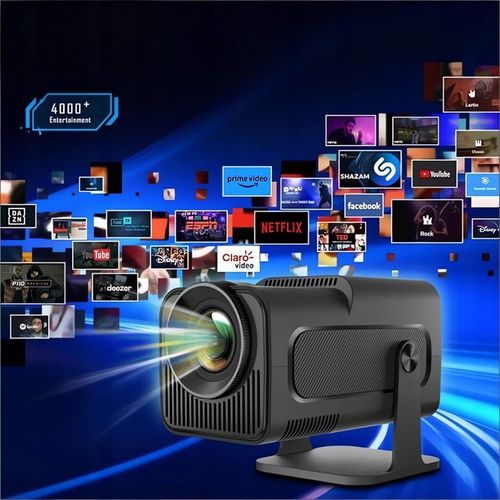 PROJEKTOR RZUTNIK HY320 1080P PRO 4K ANDROID APLIKACJE WIFI BT5 + HDMI 1.5M na Arena.pl
