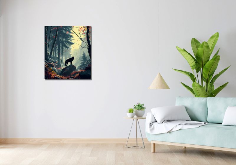 Obraz 60x70cm Leśne Echa zdjęcie 2