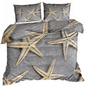 Pościel 3D bawełna satyna 160x200cm MUSZLE