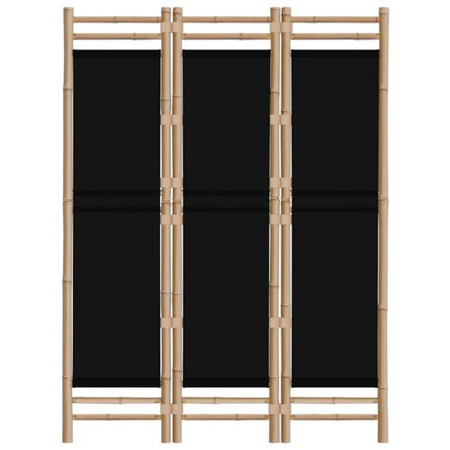 Składany parawan 3-panelowy, 120 cm, bambus i płótno na Arena.pl