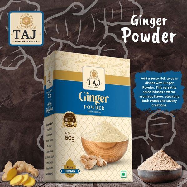 TAJ INDIAN MASALA GINGER POWDER 50G zdjęcie 2
