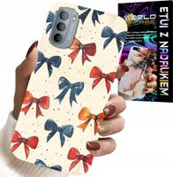 ETUI DO MOTOROLA G31 / G41 - KOLOROWE WSTĄŻKI WSTĄŻKA MODNE WZORY