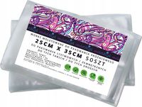 Worki Moletowane do Pakowania Próżniowego Do Zgrzewarki 25x35cm cm 50 szt