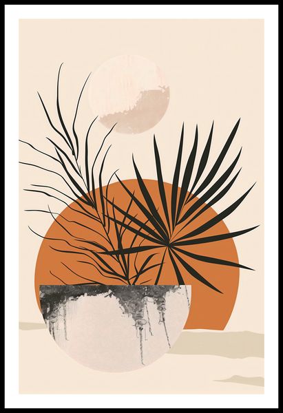 Plakat 53x81cm Palmowy Zachód zdjęcie 3