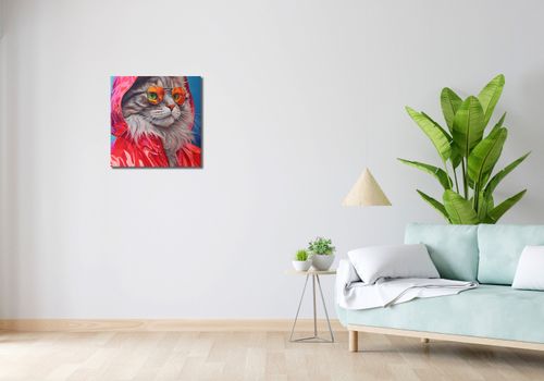 Obraz 50x50cm Kot w Stylu na Arena.pl