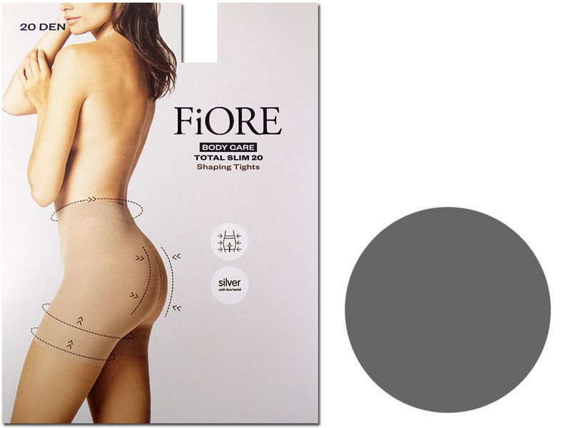 Cienkie rajstopy wyszczuplające Total Slim 20 den Graphite 5 zdjęcie 1