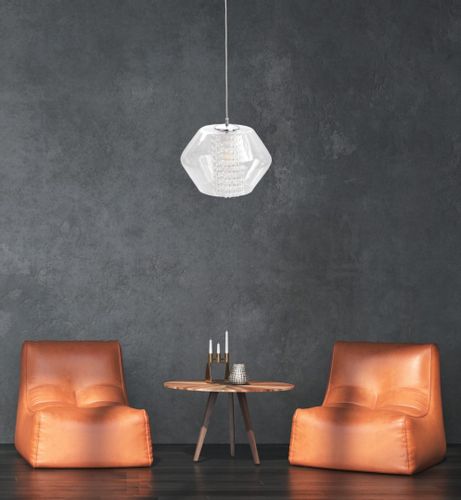 Lampa wisząca 1xE27 RODES CRYSTAL na Arena.pl