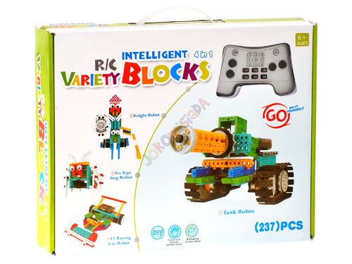 Klocki techniczne czołg r/c + pilot 237 ele RC0287 na Arena.pl