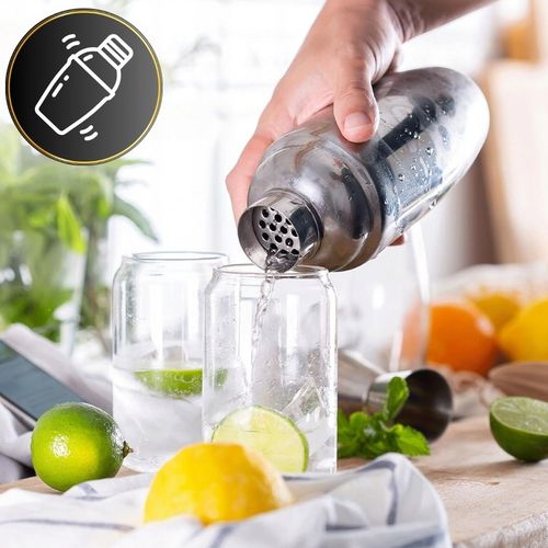 Profesjonalny Zestaw BARMAŃSKI do Drinków MIXOLOGY Shaker 710ml +PRZEPISY na Arena.pl