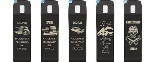 KUBEK TERMICZNY TERMOS NA KAWĘ HERBATĘ DO SAMOCHODU 440 ml PREZENT GRAWER na Arena.pl