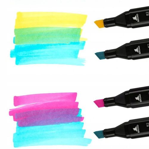 MARKERY ALKOHOLOWE 168 SZT Flamastry Mazaki Pisaki Dwustronne Pro + TORBA na Arena.pl