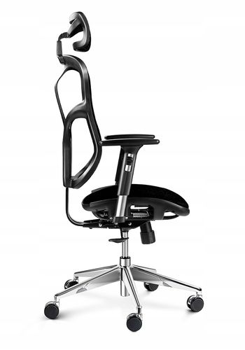 Fotel ergonomiczny Diablo Chairs V-Basic Tkanina Czarny na Arena.pl