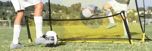 Rebounder trenażer piłkarski dwustronny bramka rama treningowa 220x110 na Arena.pl