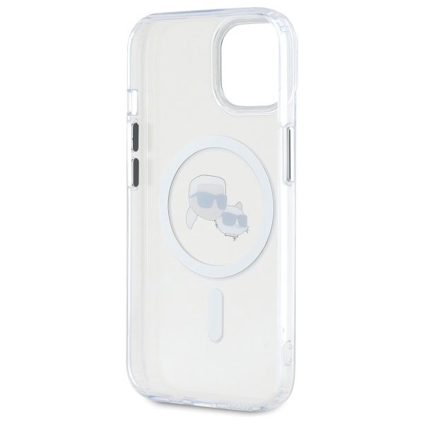 Etui Karl Lagerfeld do iPhone 15, Biały, MagSafe zdjęcie 7
