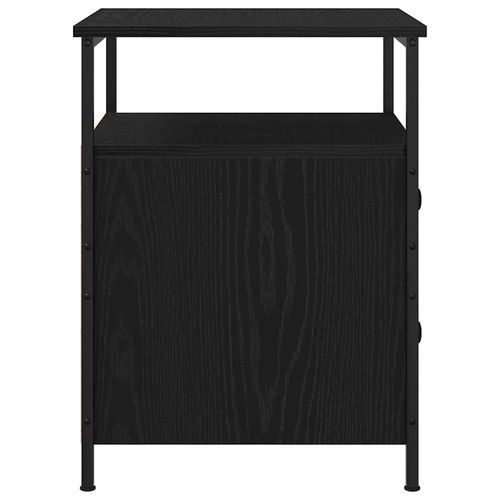 Szafka nocna z szufladą Czarny dąb 44 x 45 x 60 cm na Arena.pl