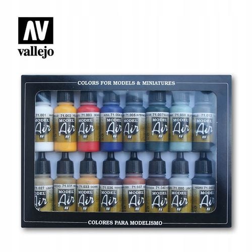 Vallejo: 71.178 - Model Air - Basic Colors (16x17 ml) na Arena.pl