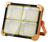 Solarny halogen led przenośna lampa robocza latarnia 20W power bank