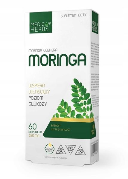 MEDICA MORINGA OLEIFERA niedobory witamin mikroelementów SERCE WYTRZYMAŁOŚĆ zdjęcie 1