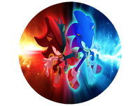 Opłatek na tort Sonic