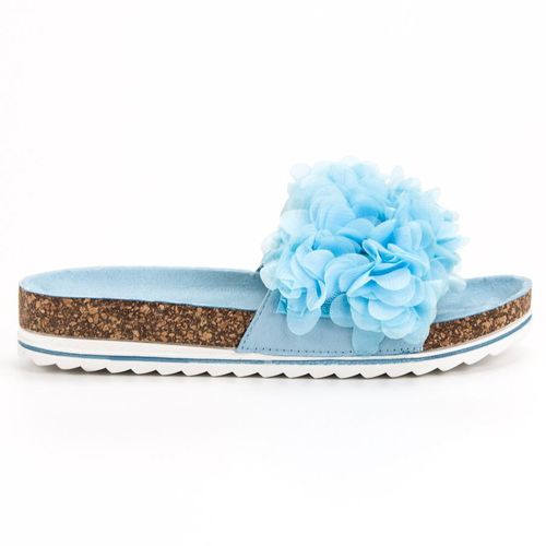 Modne Błękitne Klapki r.39 na Arena.pl